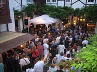 Weinfest bei uns im Gutshof nach der Rieslingweinprobe