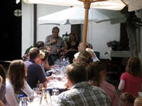 Weinprobe bei uns im Gutshof